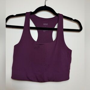 Girlfriend Collective Purple Paloma Racerback Sports Bra Size Small MSRP $68